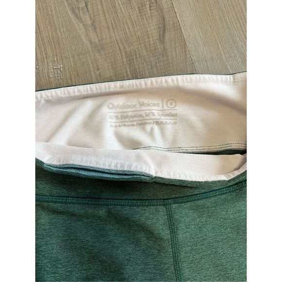 Outdoor Voices Women’s Small Springs Leggings Green Pink Yoga Run Workout - Picture 5 of 11